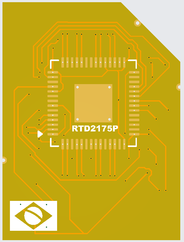 Camada de cobre da face Realtek do Flex 2.0